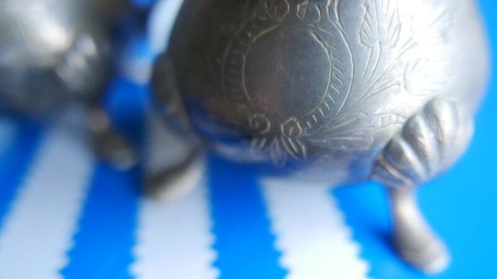 Vintage Silverplate Creamer And Sugar Bowl