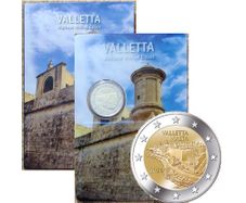 Malta 2 Euro Brilliant Uncirculated Coin 2026 - Valletta - Maltese Walled Cities