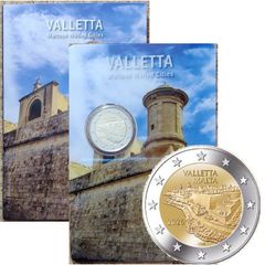 Malta 2 Euro Brilliant Uncirculated Coin 2026 - Valletta - Maltese Walled Cities