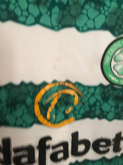 Adidas Celtic FC football jersey.
