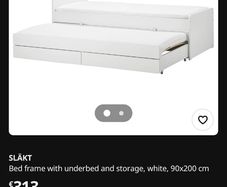 Single Bed (with pull out) IKEA