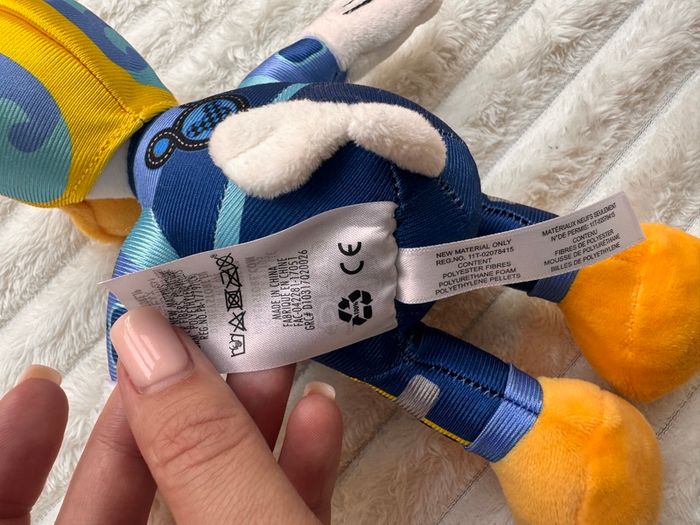 Disney Store Donald Duck Plush #3 Mickey & the Roadster Racers Small approx. 23 cm. Used Please see photos