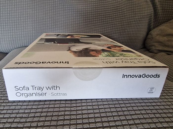 NEW InnovaGoods Sofa Armrest Organiser & Tray - 6 Pockets