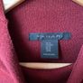 Tahari Burgundy Embellished Sleeve Sweater Image 4