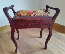Antique Piano Chair