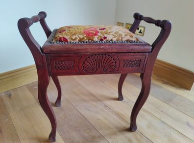 Antique Piano Chair