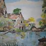painting Oil on board  post -impressionism landscape unsigned Image 3
