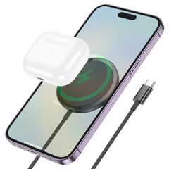 Hoco CW52 Fast 3-in-1 Magnetic Magsafe Wireless Fast Charger