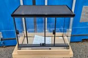 Glass Terrarium with Mesh 50x30x40