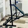 100kg Cast Iron Weights Rack Bench Barbell Dumls Image 5