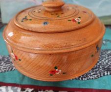 Decorative wood container