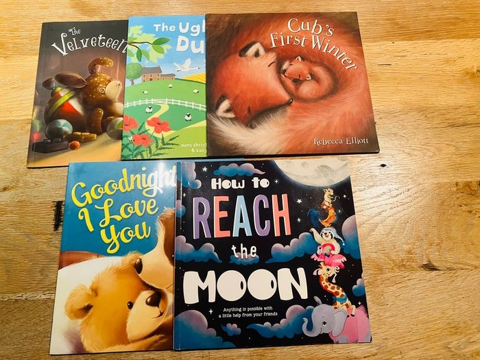 Kids Bedtime Story Books x5 - Velveteen Rabbit, Ugly Duckling & More