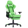 Ergonomic Gaming Chair, Computer Desk Chair Racing Design with Wide Back Cushion, Extendible Footrest in Waist Area Simply Connect to PC Image 3