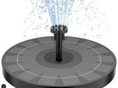 Solar Fountain 2.5W Solar Water Fountain with Solar Panel Solar Pond Pupme with 6 Fountain Nozzles Solar Floating Fountain Pump for the Garden, Bird Bath, Fish Tank