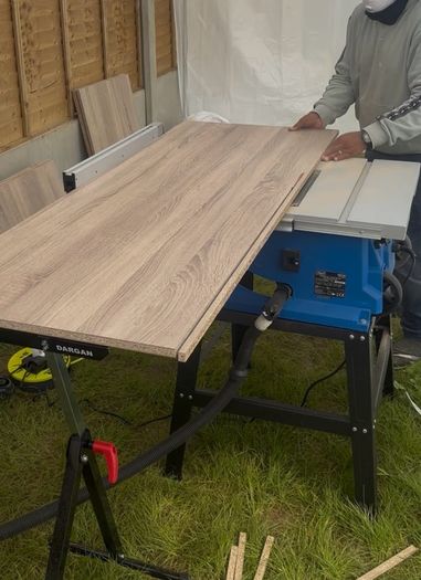Scheppach HS105 Table Saw with Stand + Freud Blade