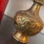 Vintage Hand Etched Vase 30cm Image 2