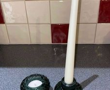 Green Candle Holders x 45