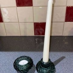 Green Candle Holders x 45