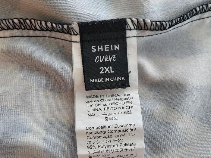 Shein animal print cami midaxi dress, Size 2XL / UK20