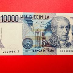 Italy. 10000. Lire  1984  Pick  112b. ( Uncirculated )