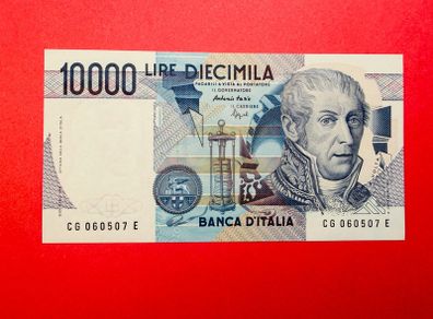 Italy. 10000. Lire  1984  Pick  112b. ( Uncirculated )
