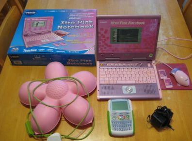 Vtech Xtra Notebook + Leap Frog + extras
