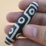 Vintage Himalayan Tibetan 9 Eyes Agate Dzi Bead Amulet Image 8
