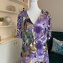 Satin Flutter Sleeve Tea Dress from Gallery Image 4