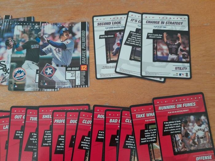 57 MLB Showdown Trading Card Bulk Lot (WOTC 2000-2002) Players & Strategy. Wizards of the Coast. Collectable, sports, memorabilia. Baseball. USA.