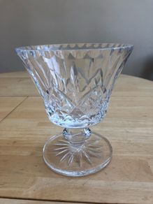 Large Cavan Crystal Footed Vase