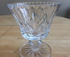 Large Cavan Crystal Footed Vase