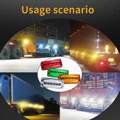 2pcs Multi-Purpose 12V LED Light Bar for Cars And Trucks White/Yellow/Red/Green/Multi-Colour Options Available,