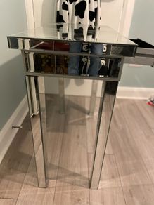 mirrored console table