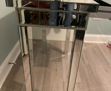 mirrored console table