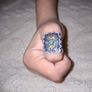 Vintage Emerald Bohemian Set, Turkish handmade, sterling silver Image 7