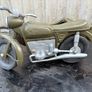 vintage Cherilea action man German motorcycle and sidecar plus battle worn Jeep Image 6