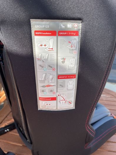 Yodafix 123 Baby Auto Car Seat