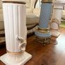 Set of 3 Tall Ornate Lamps Mahoona Lighting Image 2