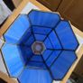 Blue Glass Lampshade Image 3