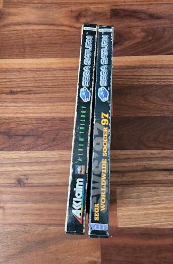 Sega Saturn Alien Trilogy and Sega Worldwide Soccer 97