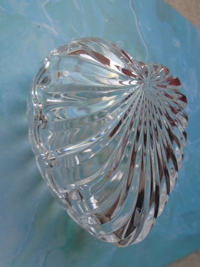 Glass heart box,Trinket box, Glass box