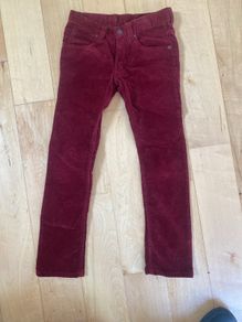 Polarn O Pyret POP 8-9 yrs red corduroy trousers 134cm