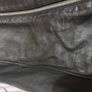 midi 100% leather skirt Image 4