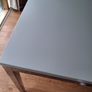 Contemporary white top dining table Image 3
