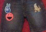 Fab Next Denim Badge Shorts