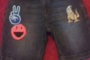 Fab Next Denim Badge Shorts