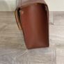 Leather case Bag Brown Leather Document Case vintage Original Image 7