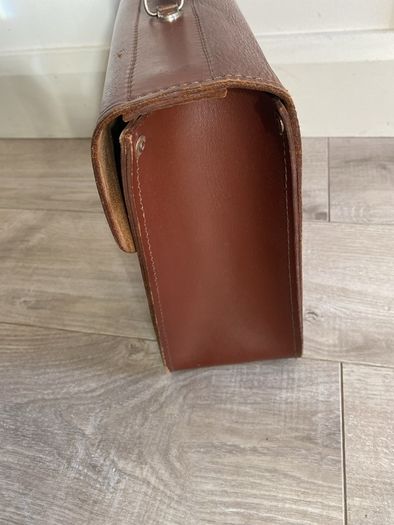 Leather case Bag Brown Leather Document Case vintage Original