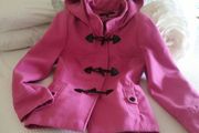Pink Winter Jacket with Hood - Size 12
