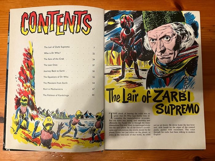 Comic: 'The Dr Who' annual 1965